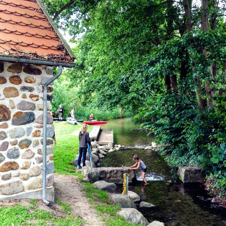 Kanu-Anlande-Stelle in Carwitz