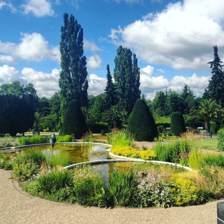 Blick Richtung Italienischer Garten im Botanischen Garten Berlin