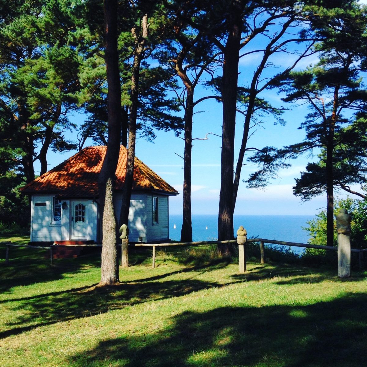 Ferienhäuschen auf der Steilküste beim Klausner auf Hiddensee