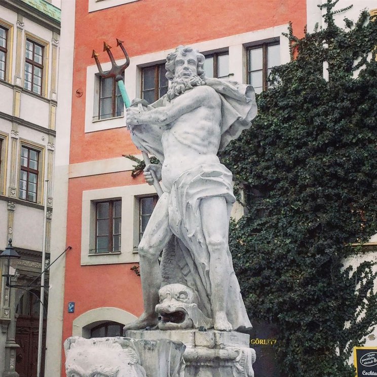 Neptunbrunnen in Görlitz