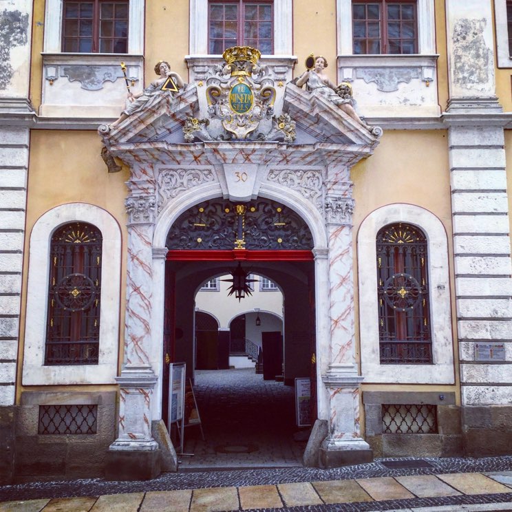 Portal des Barockhauses Neißstraße 30 in Görlitz